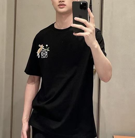 罗家 刺绣兔子圆领短袖 商品图4