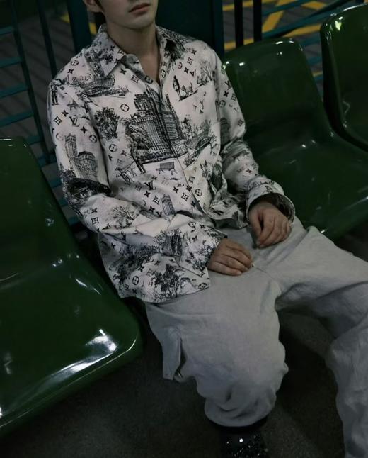 驴家 城市遛狗印花衬衫 商品图2