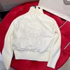 蒙口特级羽绒️Moncler Cardigan 女士羽绒加衬羊毛开衫.刺绣logo后背设计.爆款奶油大泡芙.白雪公主 商品缩略图9