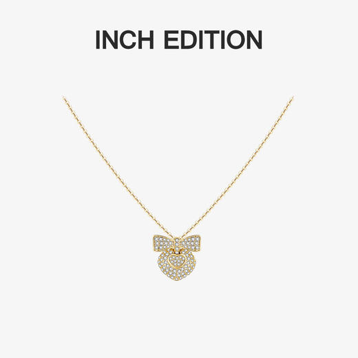 INBB053 爱心蝴蝶结项链｜INCH EDITION 初恋少女系列 商品图0