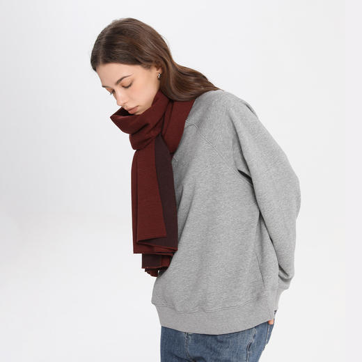 零意义·软糯细羊毛围巾男女款 195X55CM 商品图8