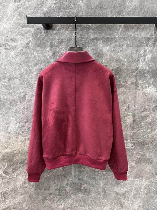 爱*仕24Fw秋冬新款安哥拉红拉链夹克外套（UY*DQJB) 商品图11