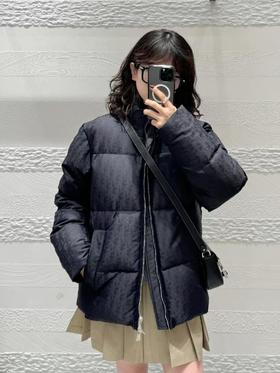 Dior满印花立领羽绒服