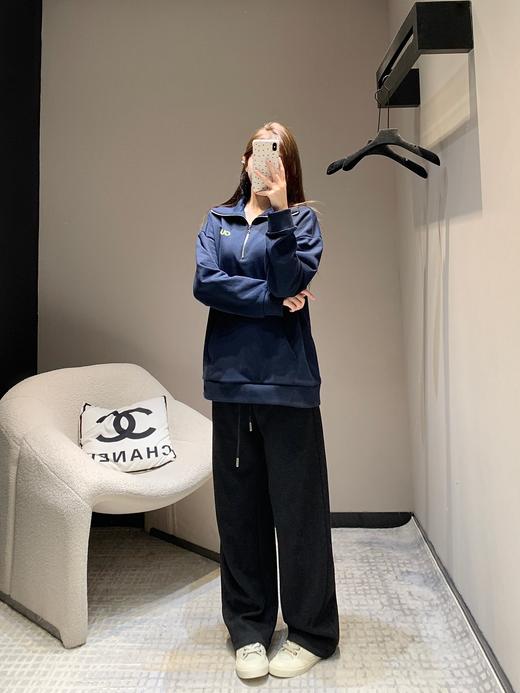 G家 24FW秋冬新款微标刺绣半拉链立领卫衣外套（UY*DQJB） 商品图5