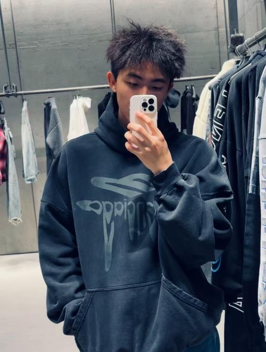 B家 融化字母连帽卫衣 商品图3