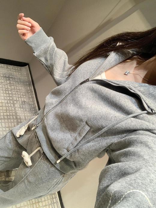 香奶奶 24Fw秋冬新品连帽休闲加绒外套长裤套装（UYDQJB）（UYML） 商品图10