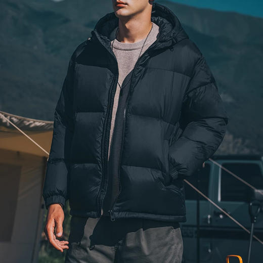 裁缝学苑MS09 男士羽绒服纸样连帽保暖男装外套面包衣服上衣样板裁剪 商品图1