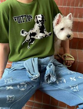 驴家 狗狗毛织短袖