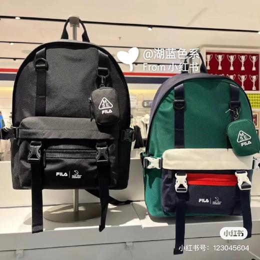 斐乐户外休闲运动双肩背包，男女同款 商品图0