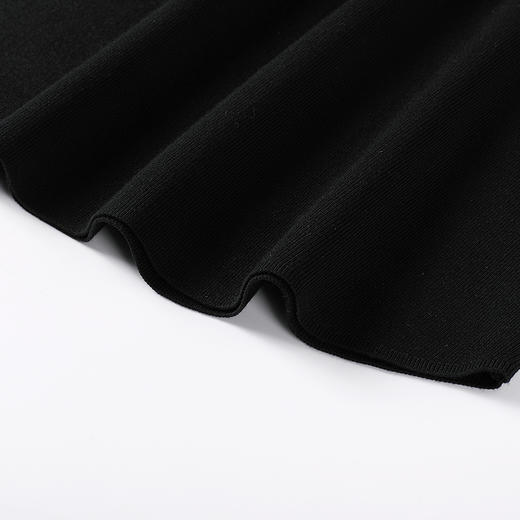 奢姿2025年春季新款大码女装小香风钉珠裙子胖妹妹减龄撞色连衣裙9851820959 商品图4