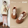 ZHR则则棕色复古德训鞋女春季新款轻便耐磨板鞋柔软透气休闲鞋女 商品缩略图0