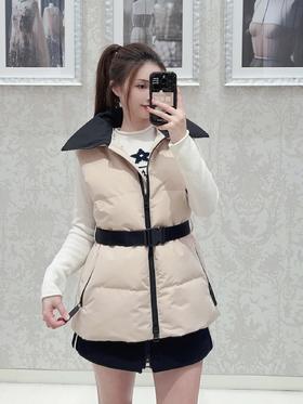 D家 24Fw秋冬新款阿尔卑斯Alps滑雪限定插扣腰带棉服马甲（UY*DQJB)