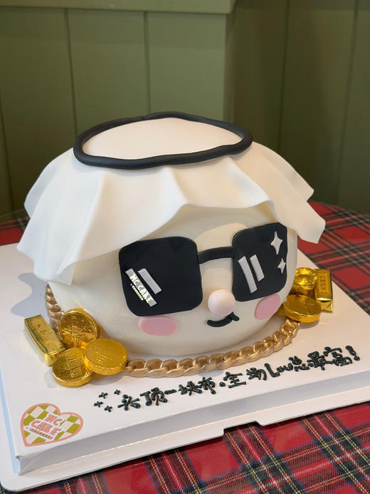 富人头巾人像蛋糕 商品图1