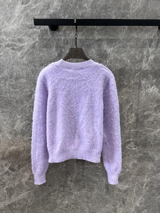 YL24Fw秋冬新款紫色马海毛针织长袖毛衣（UY*DQJB) 商品图10