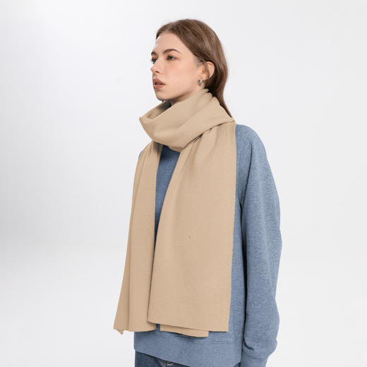 零意义·软糯细羊毛围巾男女款 195X55CM 商品图10