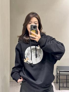 罗家 月球连帽卫衣