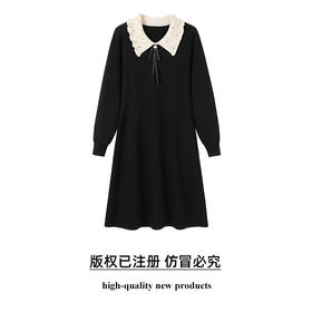 奢姿2025年春季新款大码女装小香风钉珠裙子胖妹妹减龄撞色连衣裙9851820959