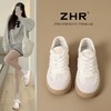 ZHR复古花边德训鞋女2025春季新款厚底增高休闲鞋蕾丝双鞋带板鞋 商品缩略图4