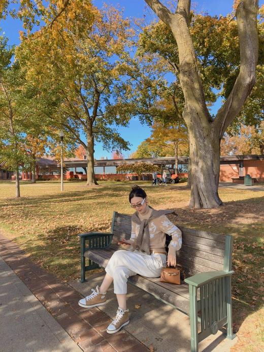 香奶奶24N秋冬新款滑雪高领针织毛衣（UY*DQJB） 商品图1