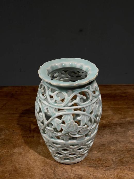 影青镂空灯笼式瓶，顺丰包邮 商品图11