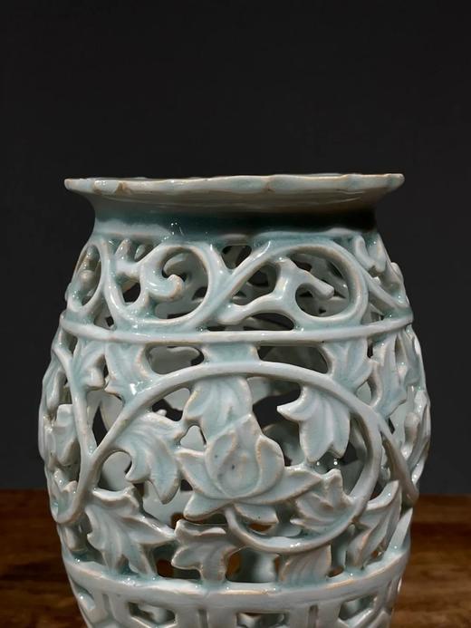 影青镂空灯笼式瓶，顺丰包邮 商品图12
