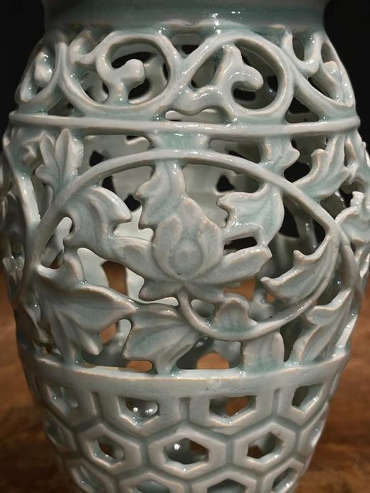 影青镂空灯笼式瓶，顺丰包邮 商品图6
