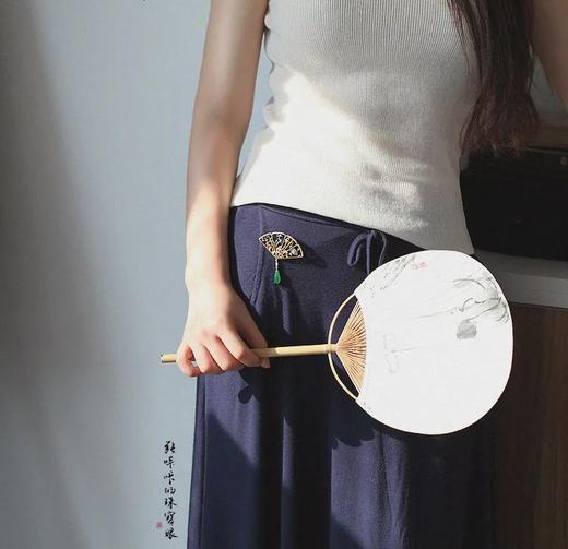 四君子之仕女折扇 商品图2