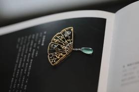 四君子之仕女折扇