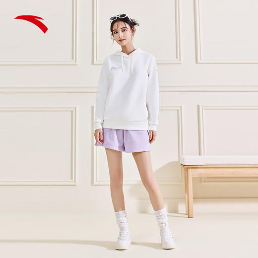 安踏（ANTA）连帽卫衣女款秋冬运动上衣综训健身跑步套头衫162517709S 商品图0