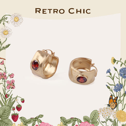 【徐璐同款】Garden of Eden 伊甸园系列 | 伊甸园无花果密境耳圈 商品图0