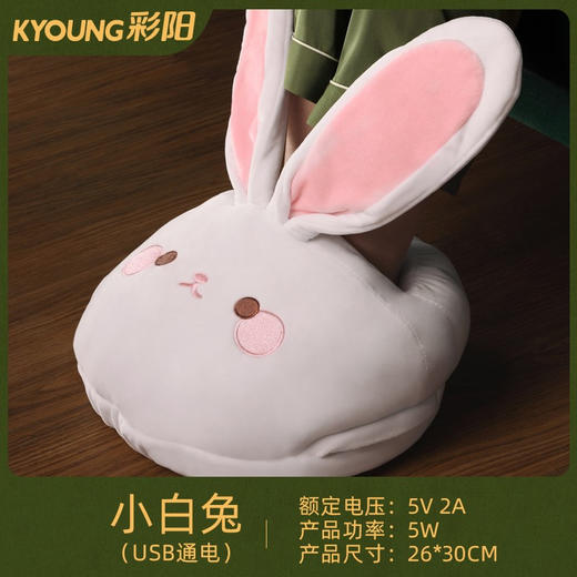 【告别寒脚❗️彩阳电热暖脚宝】保暖黑科技，蓄热锁温！亲肤舒适，懒人神器！老人睡觉取暖器卡通萌安全防爆暖宝办公室学生宿舍家用 商品图9