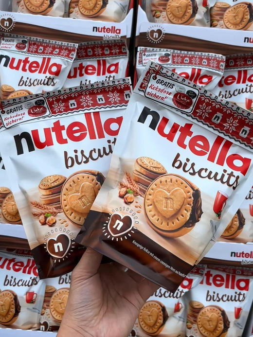 49.9/22枚⚠️费列罗断货王 稀缺❗性价比秒杀条装💪🏻德国🇩🇪进口【费列罗nutella能多益榛子巧克力夹心饼干】酥脆香醇，满满巧克力酱馅 商品图10
