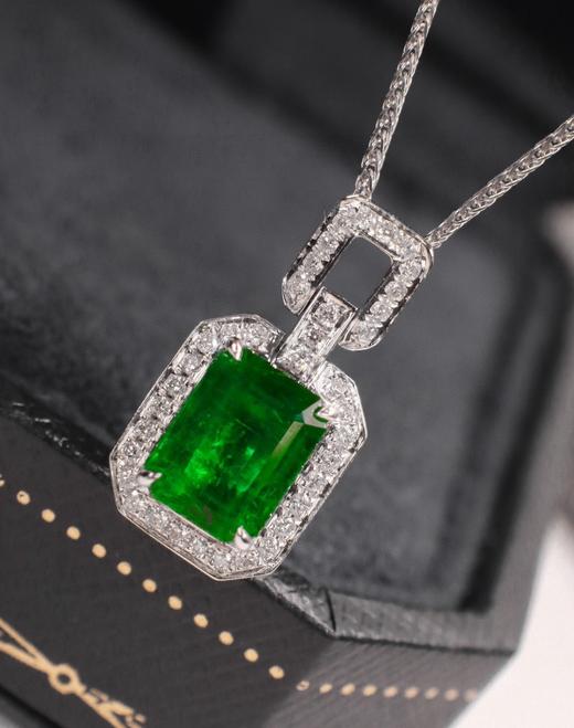 1.8ct刻面祖母绿吊坠 商品图4