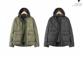 Martine Wester 女式无胆防绒轻量无领鹅绒服11382152