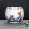 子佩集S999银【鱼跃龙门】茶具【HYT006】纯银茶杯摆件2412 商品缩略图1