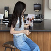 ROMI STUDIO“率性无限”100%棉高腰阔腿渐变毛边A字牛仔裤23AWN143 商品缩略图3