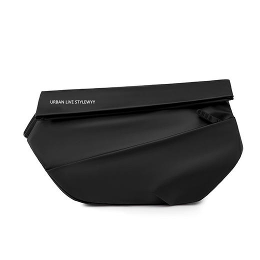 「高颜值！磁吸设计」男士斜挎包磁吸扣胸包 男款邮差包男骑行机车背包运动男生单肩包潮箱包 商品图1