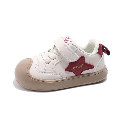 【百搭韩版星星元素，瞬间提升萌宝时尚感】春季新款单鞋小白鞋 小宝宝幼儿园防滑阿甘鞋 中小童百搭韩版星星鞋-QQ 商品图6