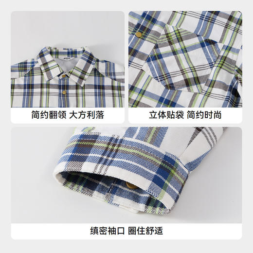 男童翻领长袖上衣春季新款安奈儿童装实体店同款AB511508 商品图4