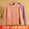 【加绒加厚】秋冬中老年妈妈装圆领套头保暖上衣女时尚洋气可外穿6610女士绗缝套头上衣 商品缩略图2