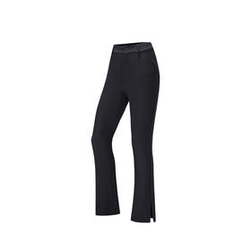 安踏（ANTA）高腰长裤 女士冬季新款加绒新款弹力休闲运动裤直筒裤子162517503