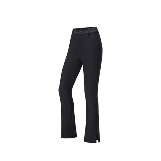 安踏（ANTA）高腰长裤 女士冬季新款加绒新款弹力休闲运动裤直筒裤子162517503 商品图0