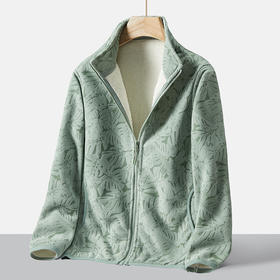 丁摩 羊羔绒抓绒衣女户外秋冬新款加绒加厚冲锋衣内胆卫衣开衫外套男迷彩5ZF-10519