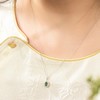 菜菜家萤火之光·沙弗莱项链|卡扎尼绿+高珠工艺+18k白金链，华贵又百搭 商品缩略图5