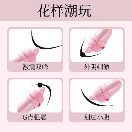 【女用器具】谜姬 小熊跳蛋小巧激震遥控舌舔（12频舌舔单跳，需自备2节7号电池） 商品图4