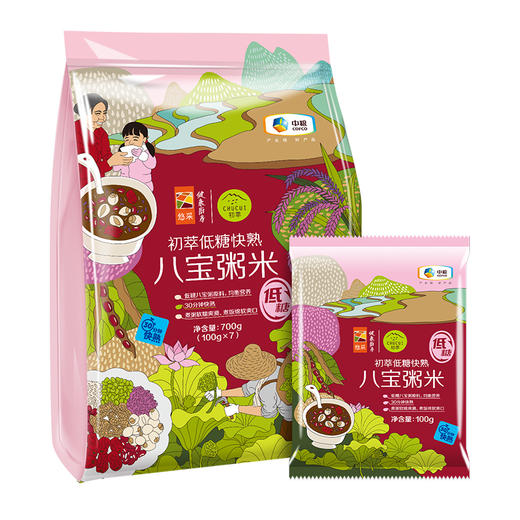 中粮初萃低糖快熟八宝粥米700g 商品图0