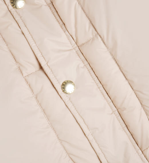 Sporty & Rich - Crown Puffer Jacket - Champagne Tan - 女装 - 夹克 - 香槟色 商品图2