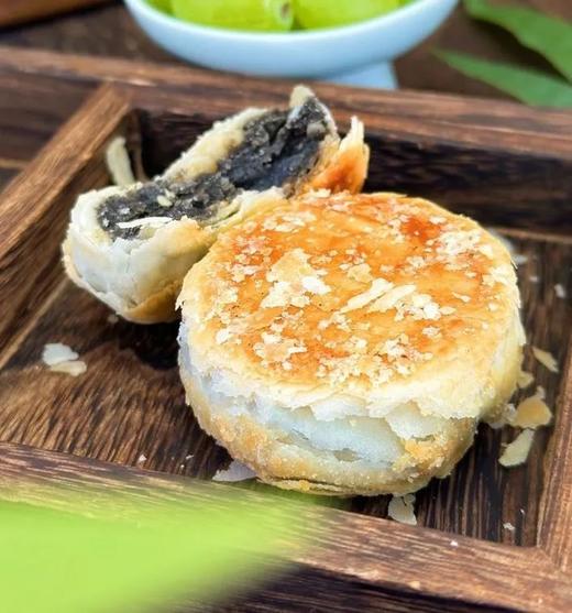 福饼礼盒1盒39.9买2盒再送礼袋普陀山福饼素饼1盒4味传承古方50年观音饼大师手工制作配料表干净送礼自留皆宜基地直邮 商品图4