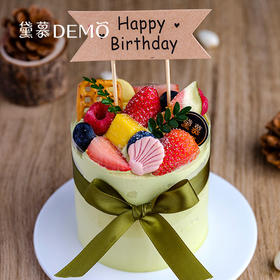 【4英寸】浅野的鹿·开心果草莓奶油蛋糕
