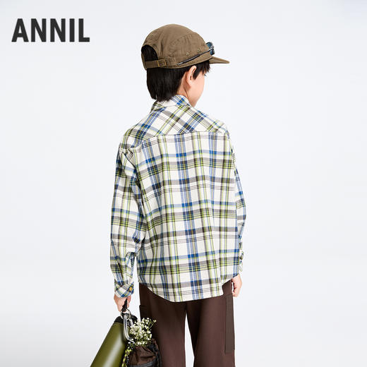 男童翻领长袖上衣春季新款安奈儿童装实体店同款AB511508 商品图2